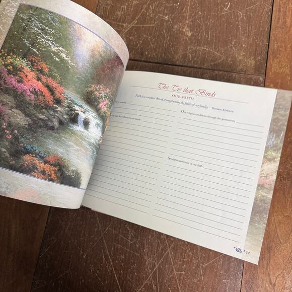 Thomas Kinkade Then and Now Remembering‎ the Generations 1998 UNUSED - Picture 11 of 15